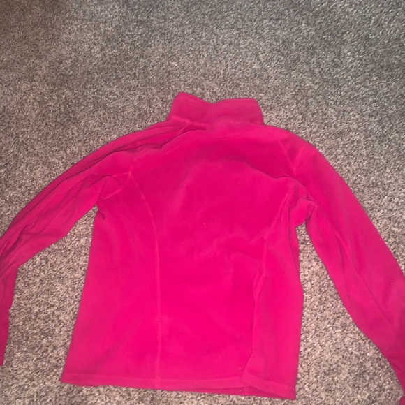 North face hot pink pullover. - Picture 2 of 2